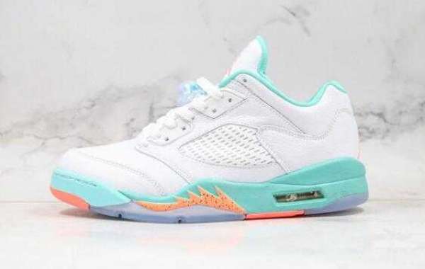 2020 Air Jordan 5 Light Aqua Ice Blue is Available Now