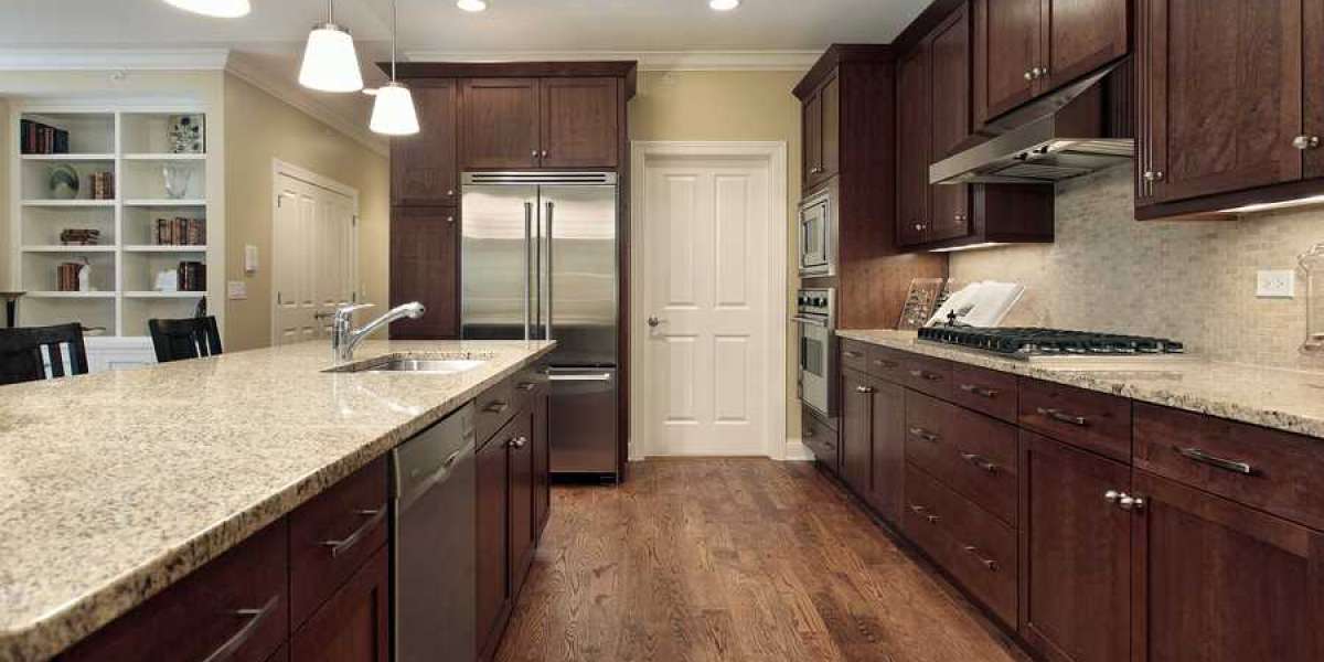 Making effective use of the Espresso kitchen cabinets