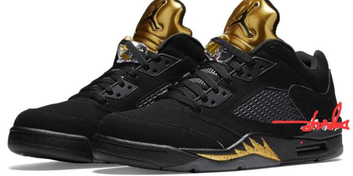 New Air Jordan 5 Low Black Metallic Gold Set To Debut In May