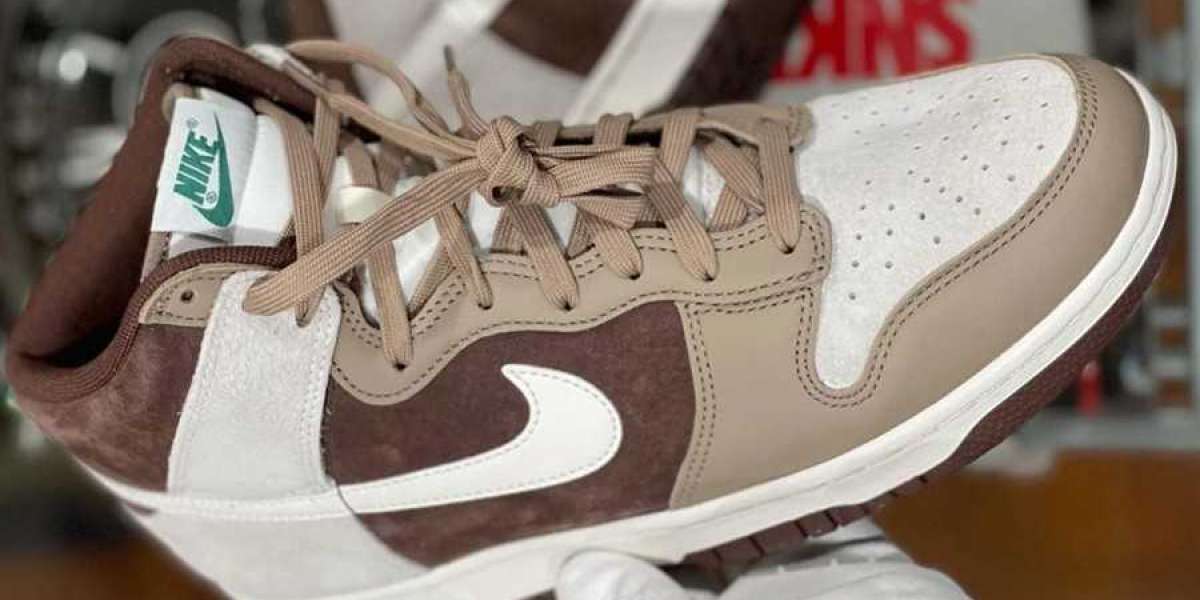 Nike Dunk High Premium “Light Chocolate” DH5348-100 For Sale Online！
