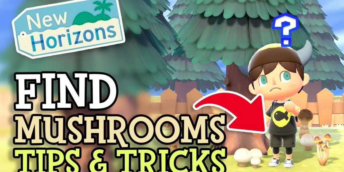 In Animal Crossing: New Horizons a guide to find mushrooms