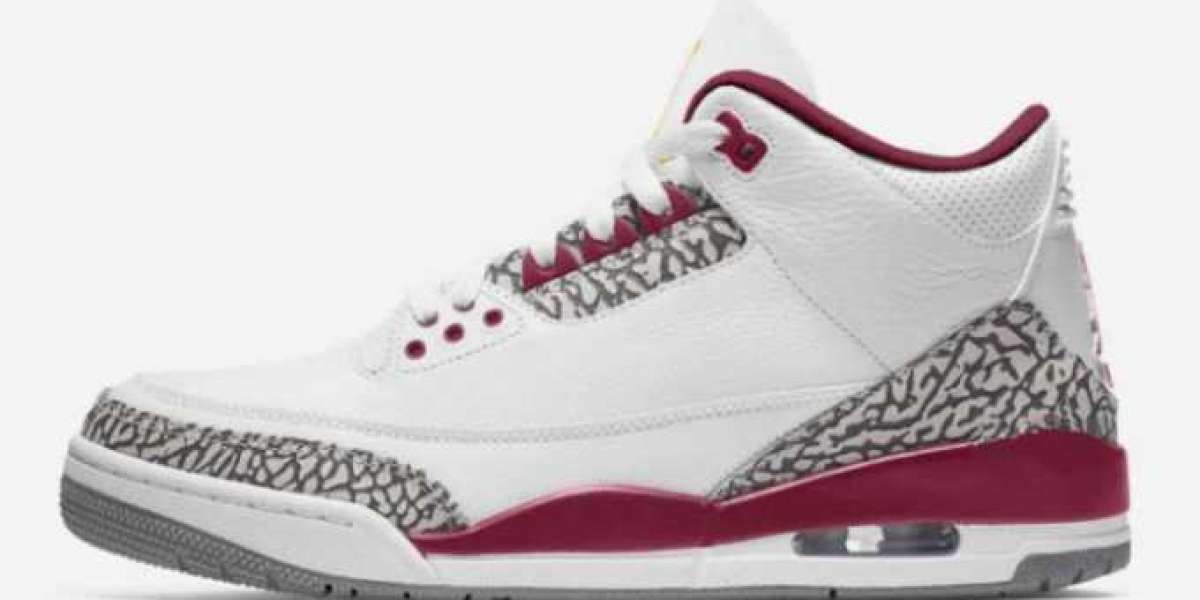 CT8532-126 Air Jordan 3 "Cardinal" Will Be Released On February 24 Of The New Year