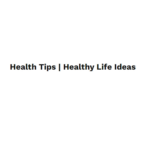 health tipslive Profile Picture