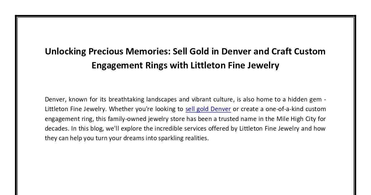 Custom engagement rings Denver.pdf | DocHub