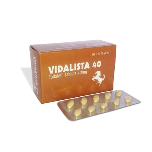 Men can manage their ED with the help of Vidalista. 40