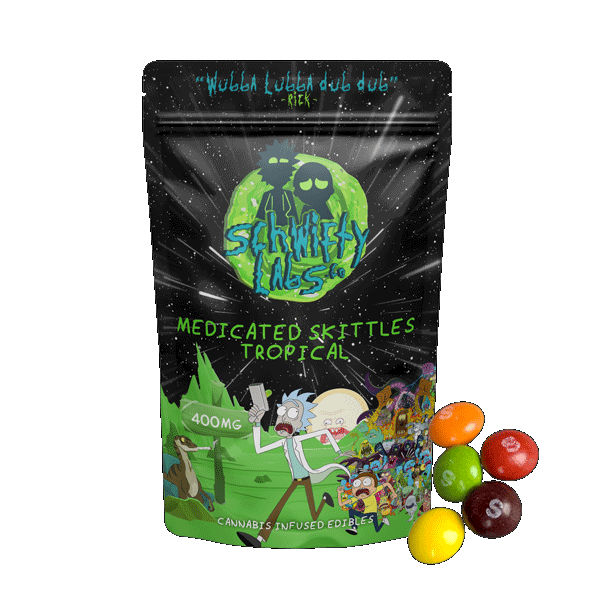 Buy Medicated Skittles Tropical 400MG THC online in Canada | Schwifty Labs