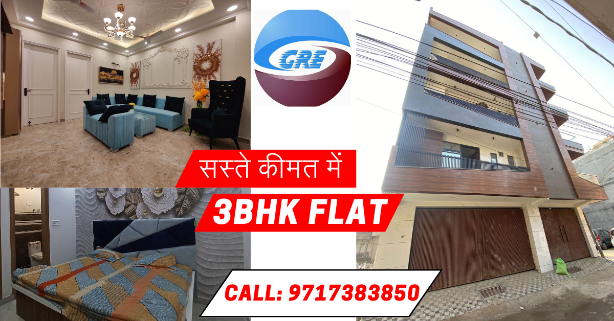 3 BHK Flats in Uttam Nagar for Sale