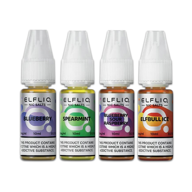 Elfliq Nic Salts E-liquids By Elf Bar | 5 Nic Salts for £10