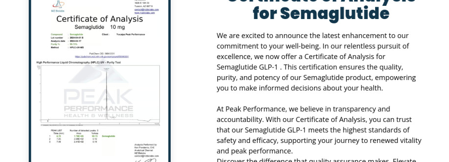 Peak Performance Health and Wellness Cover Image