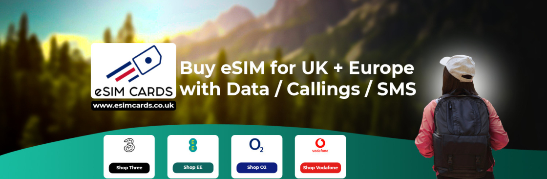 Buy eSIM cards plans UK Europe with Data Callings Cover Image