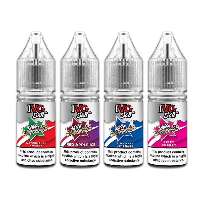 IVG Bar Favourites Nic Salts | E- Liquids | 5 Nic Salts for £10