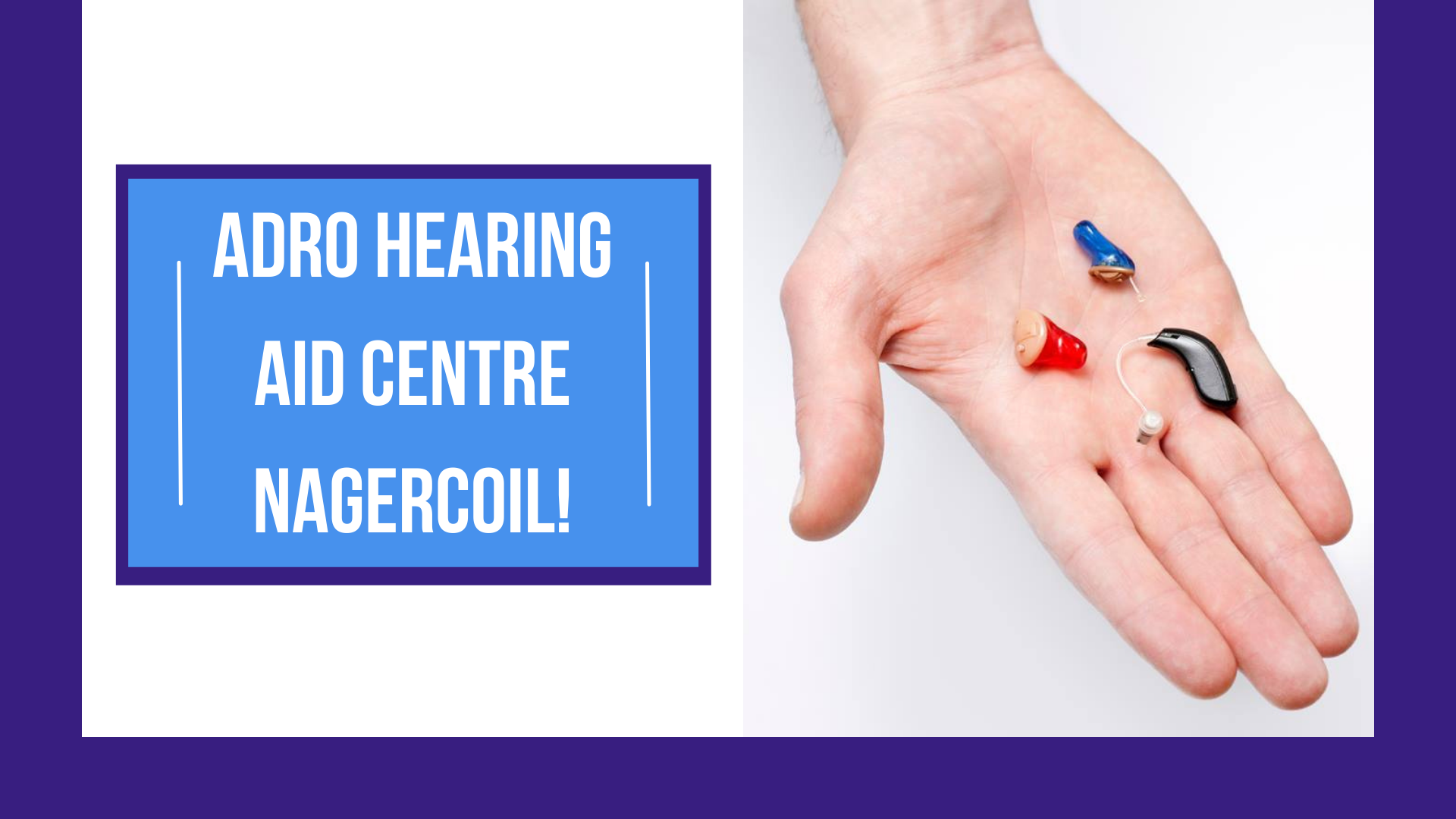 Hearing aid centre in Nagercoil